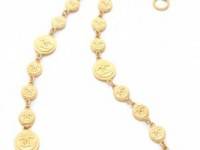 WGACA Vintage Vintage Chanel CC &amp; Coins Necklace