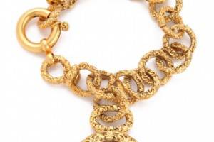 WGACA Vintage Vintage Chanel CC in Glass Bracelet