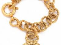 WGACA Vintage Vintage Chanel CC in Glass Bracelet