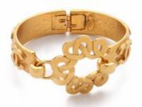 WGACA Vintage Vintage Chanel CC Swirl Closure Cuff