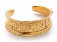 WGACA Vintage Vintage Chanel Gold Cuff