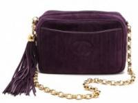 WGACA Vintage Vintage Chanel Suede Shoulder Bag