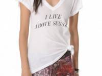 Wildfox Above Sunset Classic V Neck Tee