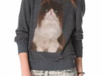 Wildfox Chocolate Kitten Sweatshirt