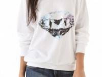 Wildfox Diamond Velour Sweatshirt