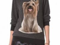 Wildfox Granny&#039;s Dog Baggy Beach Sweatshirt