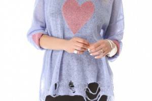 Wildfox Happy Heart Sweater