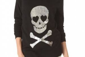 Wildfox Love Skull Sweater