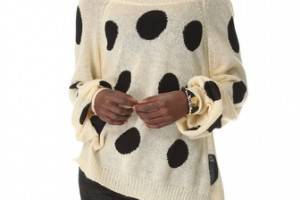 Wildfox Poka Dot It Sweater