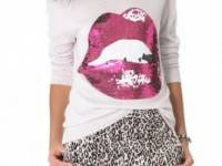 Wildfox Sequin Make Out Sweater