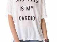 Wildfox Shopping is My Cardio Tee