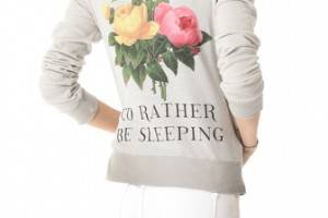 Wildfox Sleeping in Flowers Hoodie