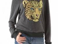 Wildfox Verona Cat Baggy Beach Sweatshirt