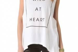 Wildfox Wildest Heart Muscle Tank