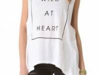 Wildfox Wildest Heart Muscle Tank