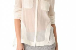 Willow Cotton Muslin Pocket Shirt