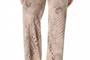 Willow Croc Print Bias Pants