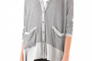 Wilt Slouchy Notched Cardigan