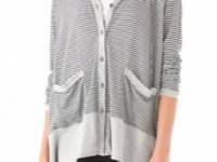 Wilt Slouchy Notched Cardigan