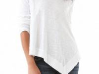 Wilt Uneven V Neck Top