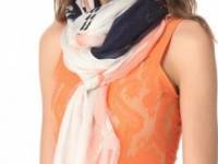 Yigal Azrouel Eye Print Scarf