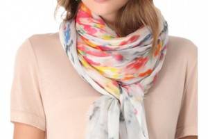 Yigal Azrouel Flourist Print Scarf