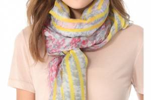 Yigal Azrouel Ikat Print Scarf