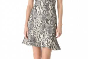 Yigal Azrouel Reptile Jacquard Dress