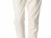 Yigal Azrouel Textured Leather Pants