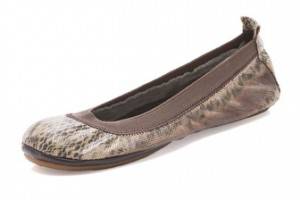 Yosi Samra Snake Print Ballet Flats