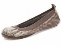 Yosi Samra Snake Print Ballet Flats