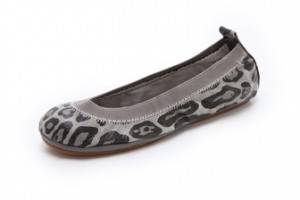 Yosi Samra Snow Leopard Ballet Flats