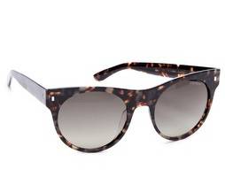 Yves Saint Laurent Oversized Preppy Round Sunglasses