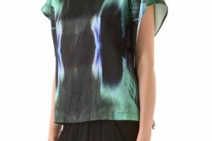 Zero + Maria Cornejo Devo Print Top