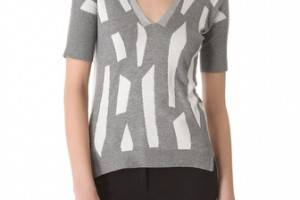 Zero + Maria Cornejo Ila V Neck Sweater