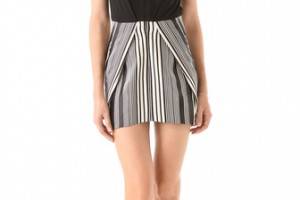 Zero + Maria Cornejo Tate Stripe Mini Dress