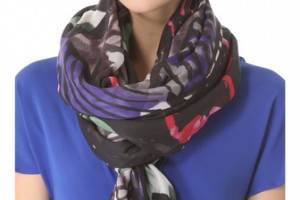 Zero + Maria Cornejo Wide Print Scarf