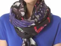 Zero + Maria Cornejo Wide Print Scarf