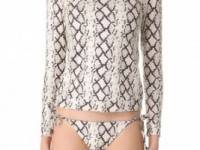 Zimmermann Flourishing Snake Rash Guard Top