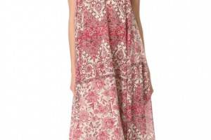 Zimmermann Runaway Scarf Hem Cover Up Dress