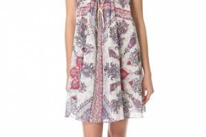 Zimmermann Runaway V Neck Cover Up Dress