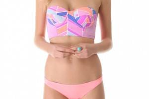 Zinke Starboard Bustier Bikini Top