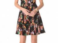 10 Crosby Derek Lam Floral Short Sleeve Dress