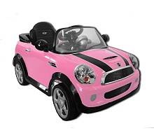 6V Mini Cooper Ride-On - Pink