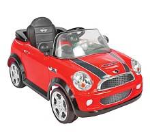 6V Mini Cooper Ride-On - Red