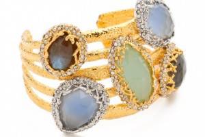 Alexis Bittar Multi Stone Cerulean Cuff