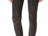 Cynthia Rowley Dot Neoprene Leggings