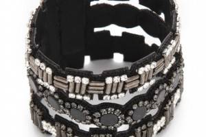 Deepa Gurnani Embellished Cut Out Cuff