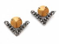 Fallon Jewelry Jagged Track Post Earrings