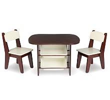 Imaginarium Table and 2 Chair Set Espresso